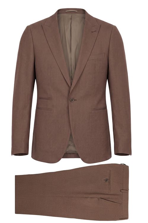 Terno Pical Slim Fit Café para hombres